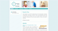 Desktop Screenshot of dr-thun.de
